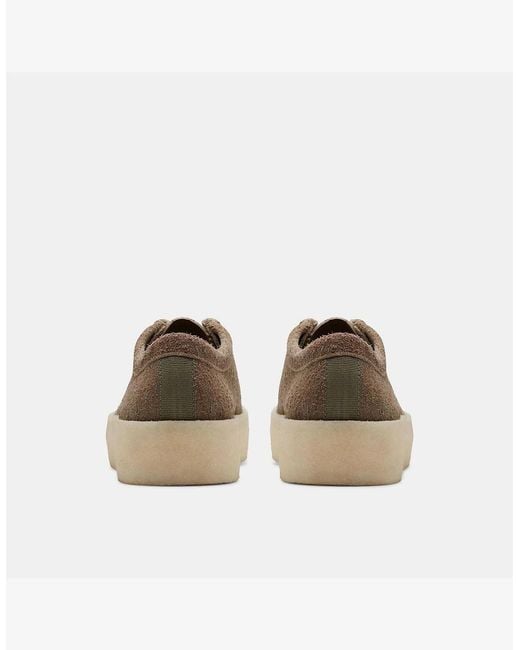 Clarks Brown Wallabee Cup Moc Toe Lace Up Moccasins for men