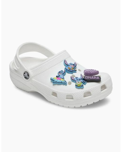 CROCSTM Blue Stitch Tropical 5 Pack Jibbitz