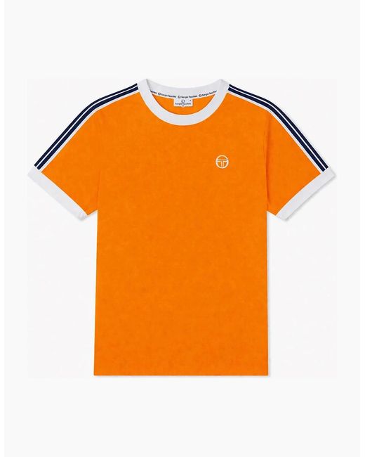 Sergio Tacchini Orange Pino Ringer T-Shirt Pepper for men