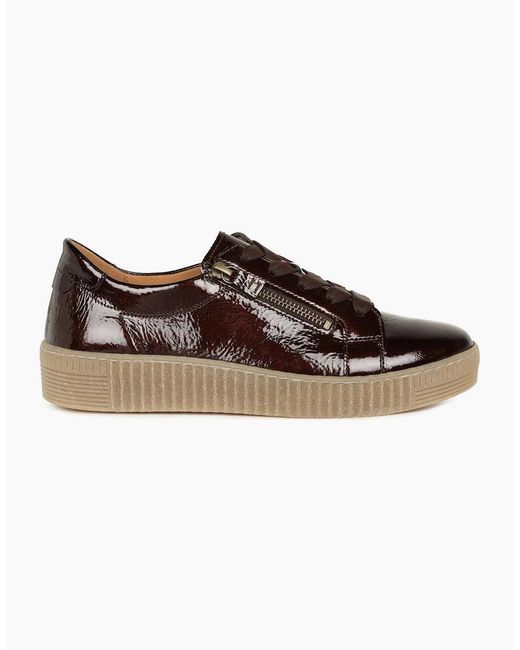 Gabor Brown Wisdom Ladies Trainers