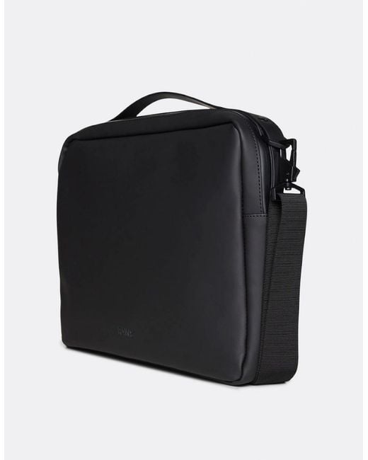Rains Black Laptop Bag 13 /14