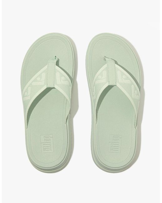 Fitflop Green Surff Webbing Toe Post Sagebrush