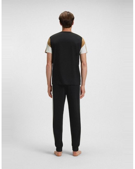 Boss Black Wordmark Crew Neck Short Sleeve Regular Fit T-Shirt for men