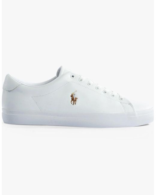 Polo Ralph Lauren White Longwood Trainers for men