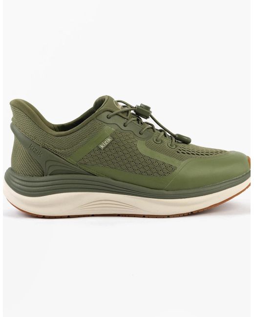 KIZIK Green London Trainers Mayfly for men