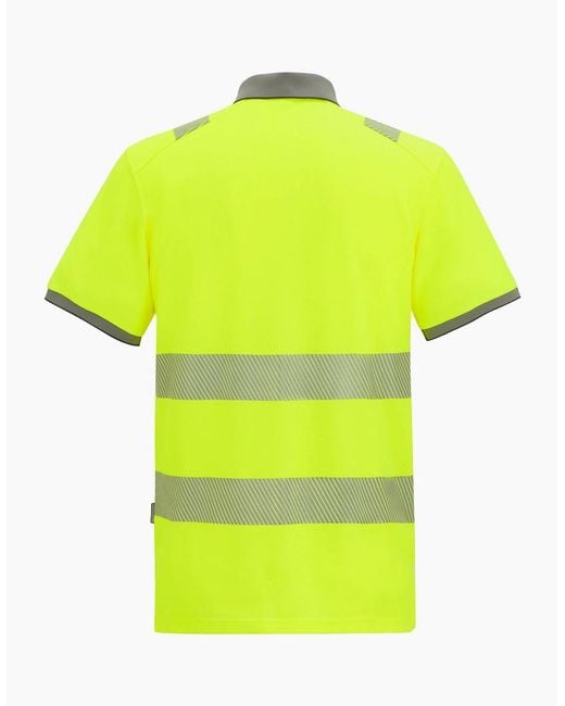Regatta Yellow Adult Polycotton Hi-Vis Polo Shirt