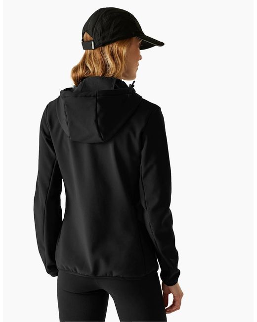 Regatta Black Ladies Ossek Soft Shell Jacket