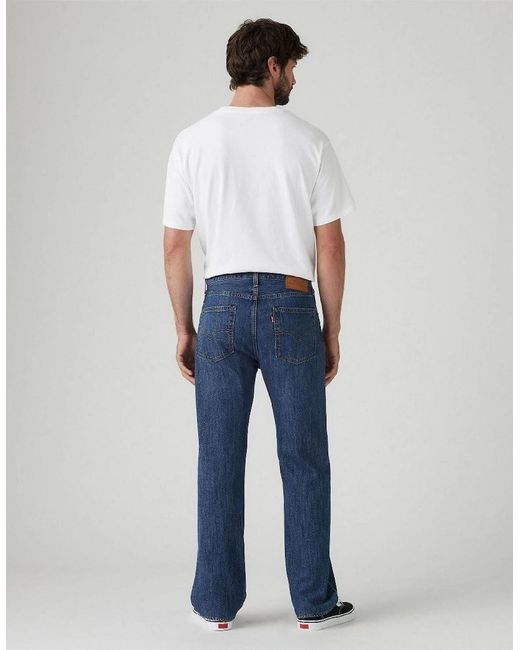 Levi's Blue Levi's Relaxed Straight Mid Rise Jeans for men