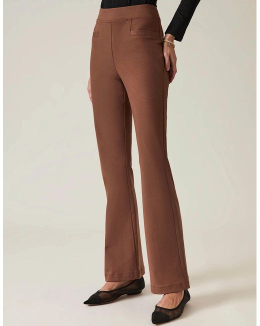 James Lakeland Brown Mocha Bootleg Trousers