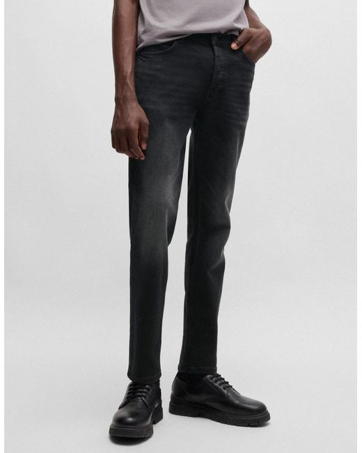 Boss Black Hugo 634 Tapered-Fit Jeans for men