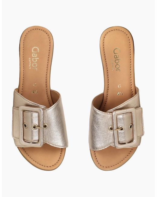 Gabor White Loco Sandals