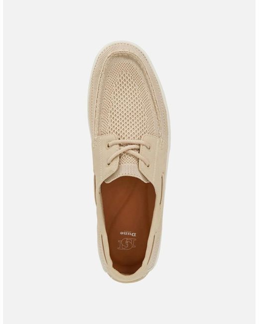 Dune White Blaizerss Boat Shoes for men