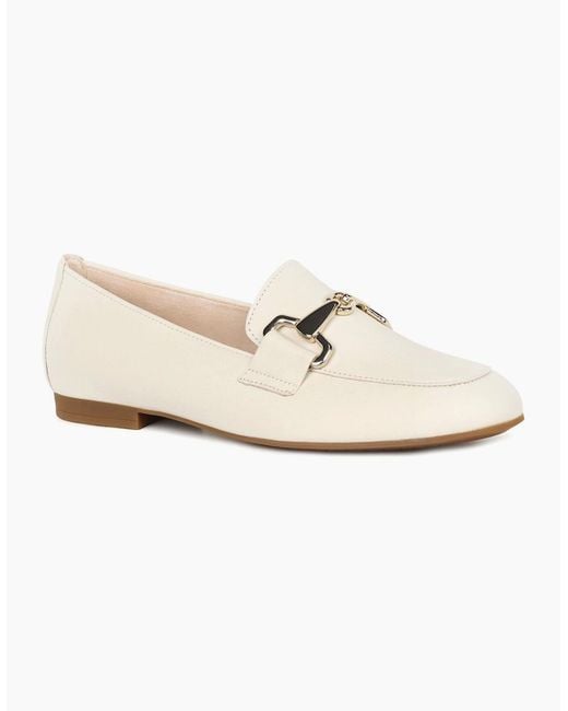 Gabor White Jangle Loafers