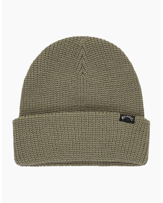 Billabong Green Arcade Cuff Beanie for men