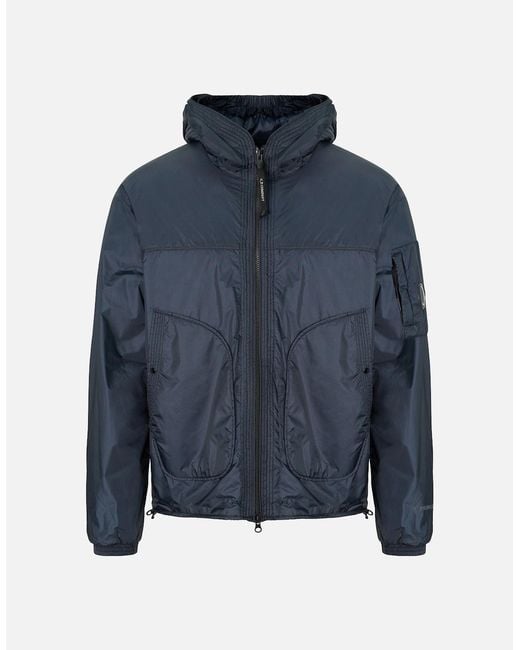 C P Company Blue Primaloft Lens Jacket for men