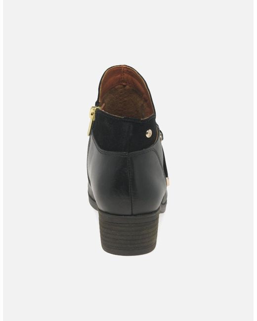 Pikolinos Black Darcey Ankle Boots