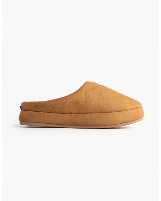 Tommy Hilfiger Brown Hilfiger M Sde Check House Slippers Desert Khaki for men