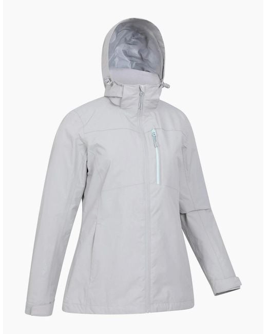 Mountain Warehouse Gray Ladies Rainforest Ii Extreme Waterproof Jacket