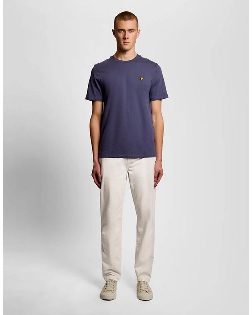 Lyle & Scott White Lyle & Scott Straight Leg Chino Cove for men