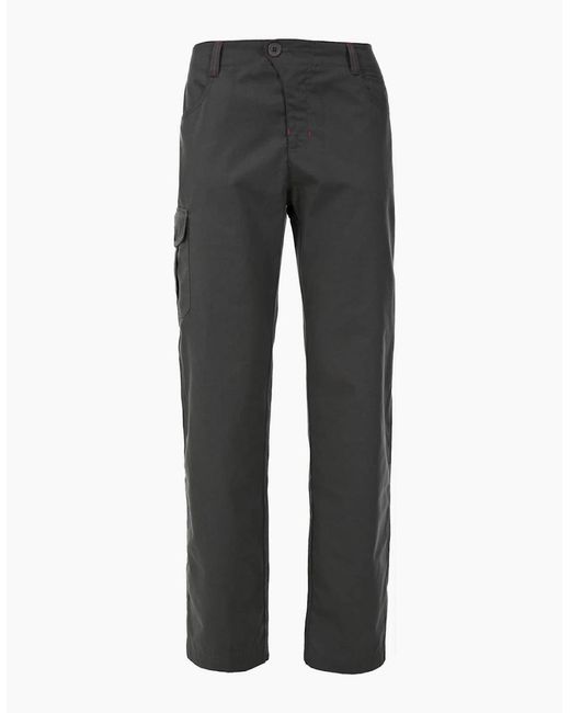 Trespass Gray Rambler Solid Patterned Straight Cargo Trousers