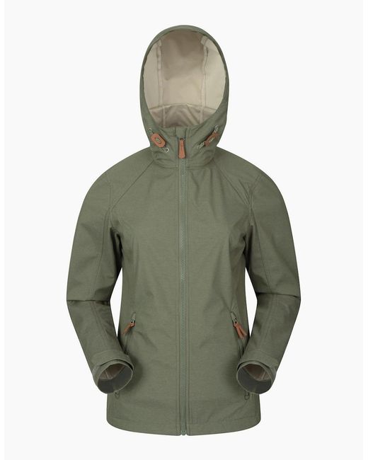 Mountain Warehouse Green Ladies Iona Soft Shell Jacket