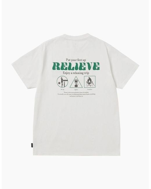Snow Peak White Snow Peak Camping Graphic T-Shirt