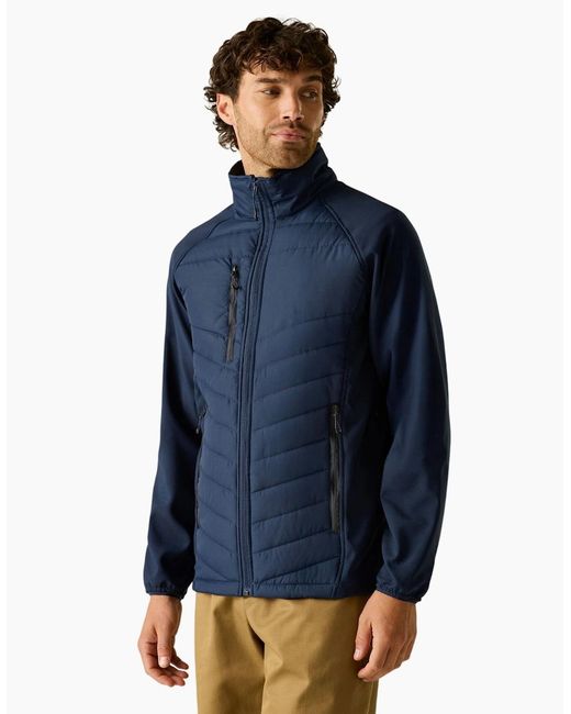 Regatta Blue Full Zip Padded Jacket for men