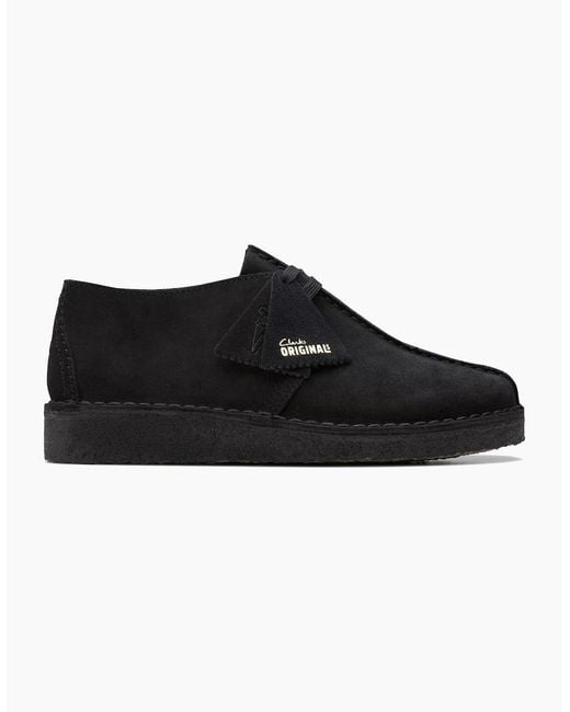 Clarks Black Originals Desert Trek for men