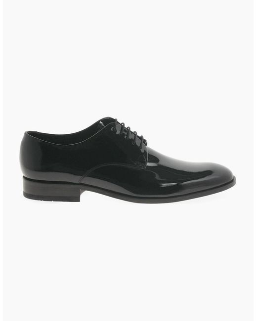 Loake Black Bow Formal Derby Shoes for men