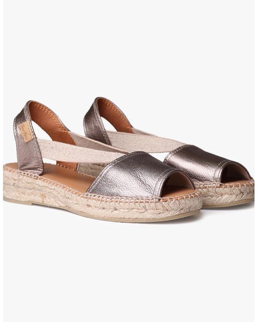Toni Pons Brown Etna Slingback Sandals Bronze