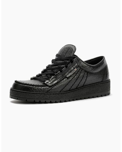 Mephisto Black Mamouth 714 Leather Shoes for men