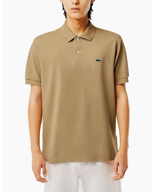 Lacoste Green L1212 Polo Shirts Collared Classic Fit Top Summer Sports Golf Tee for men