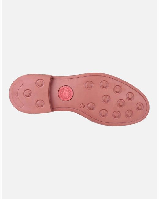 Base London Red Woburn Brogue Shoes for men