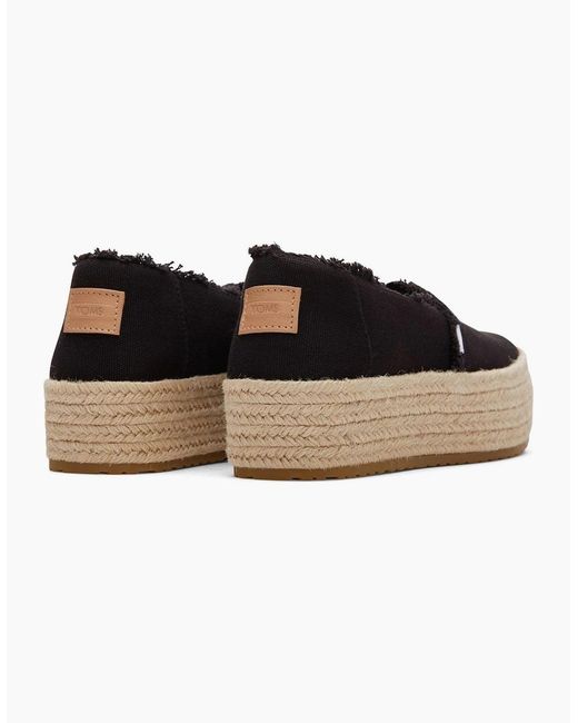 TOMS Black Valencia Espadrilles