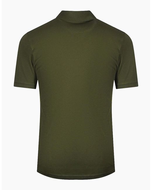 Lyle & Scott Green Lyle & Scott Co-Ordinate Print Logo Short Sleeved Polo Shirt for men