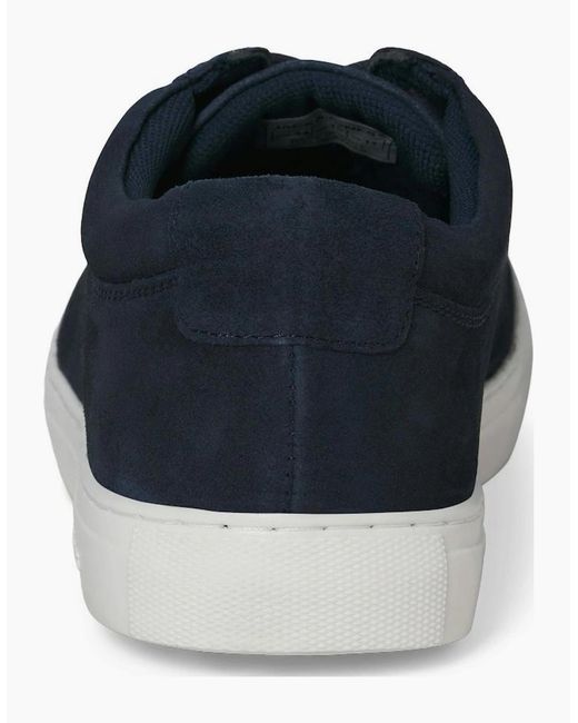 Jack & Jones Blue Galaxy Suede Trainers for men