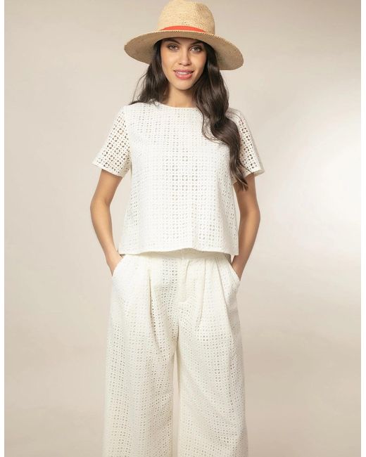 Nooki Design White Mayhew Top