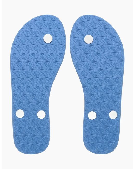 Roxy Blue New Viva Printed Sandals
