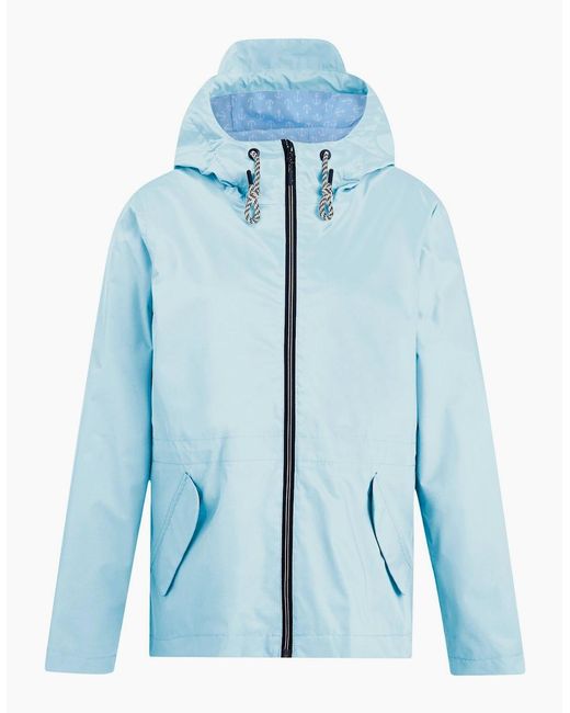 Regatta Blue Ladies Bayletta Plain Waterproof Jacket