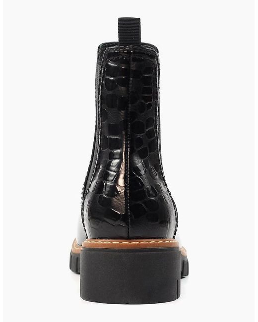 Lunar Black Peace Ankle Boots