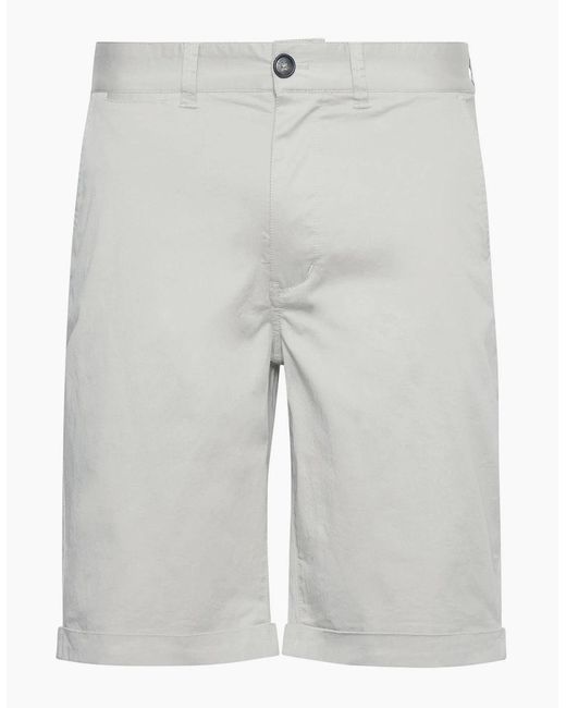 Barbour Gray Smart Chino Short for men