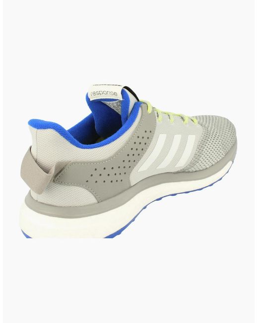 Adidas White Response 3 Boost Sneaker for men