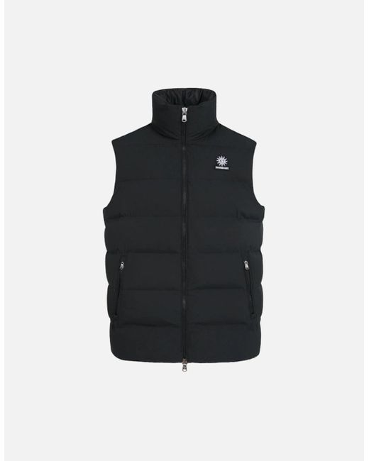 Sandbanks Black Clifftop Gilet for men