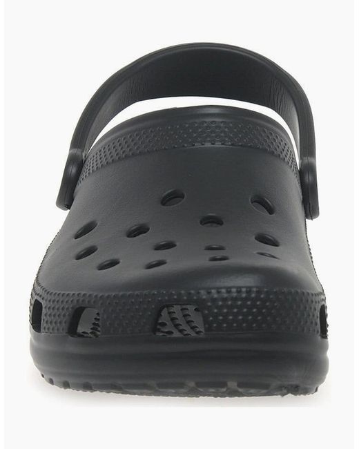 CROCSTM Black Classic Slip On Mules for men