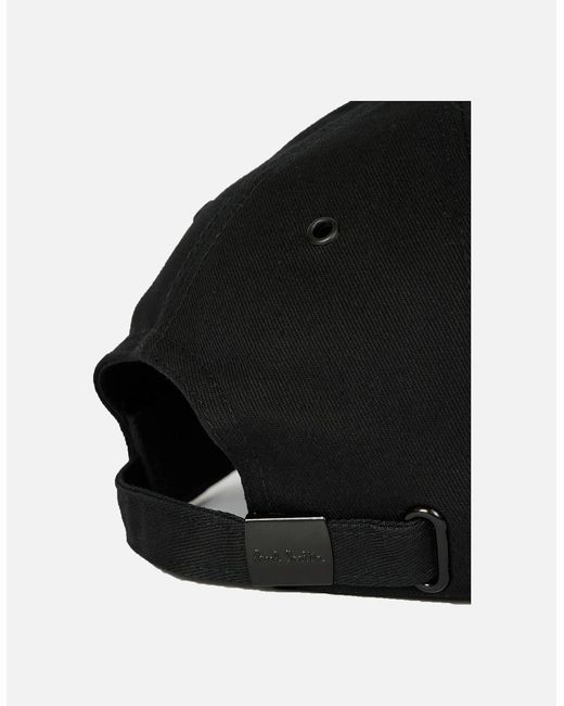 Paul Smith Black Zebra Logo Baseball Cap for men