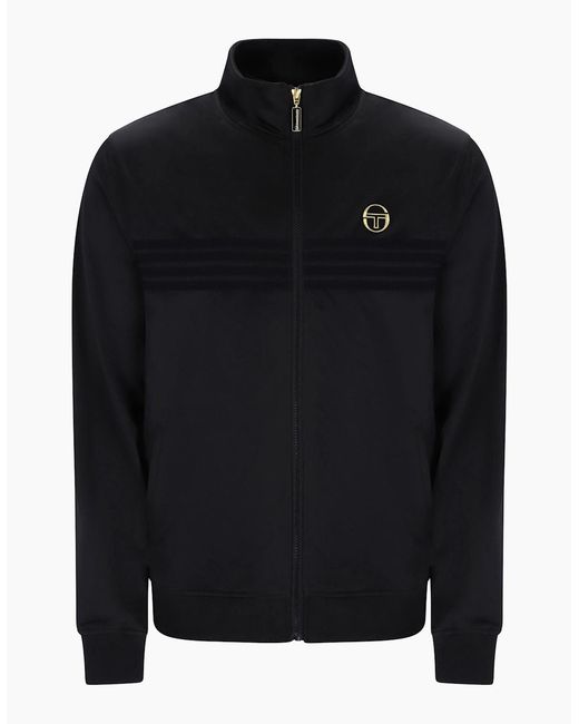Sergio Tacchini Black New Varena Track Top for men