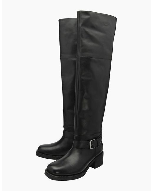Ravel Black Colwell Knee High Boots
