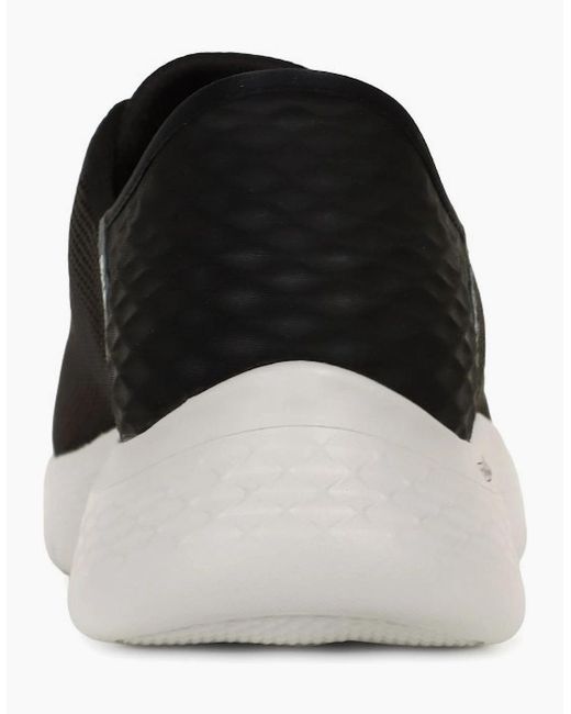 Skechers Go Walk Black Go Walk Flex Wide Fit Trainers for men
