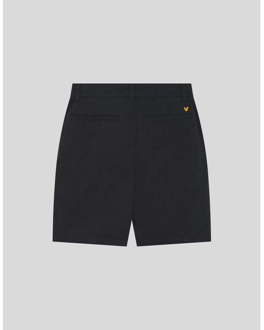 Lyle & Scott Blue Course Stretch Chino Shorts for men