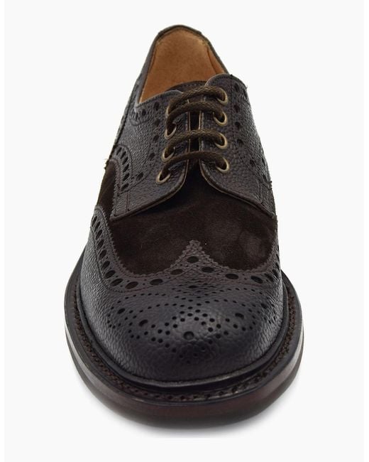 Cheaney Black Avon R Formal Brogue for men
